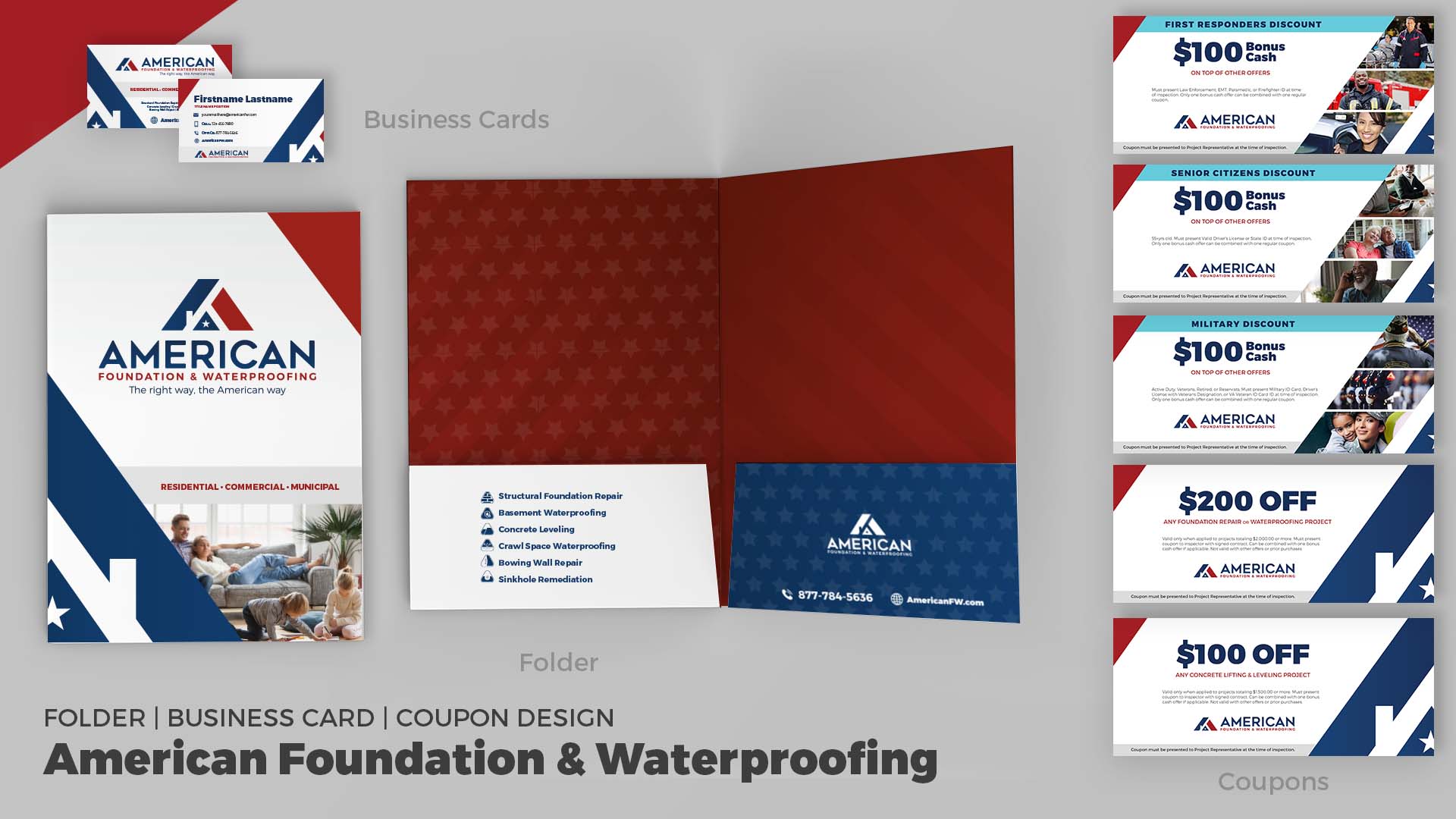 American Foundation & Waterproofing Print Pieces