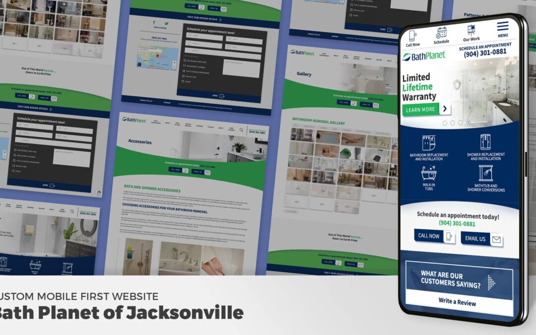 Bath Planet of Jacksonville Mobile-First Website