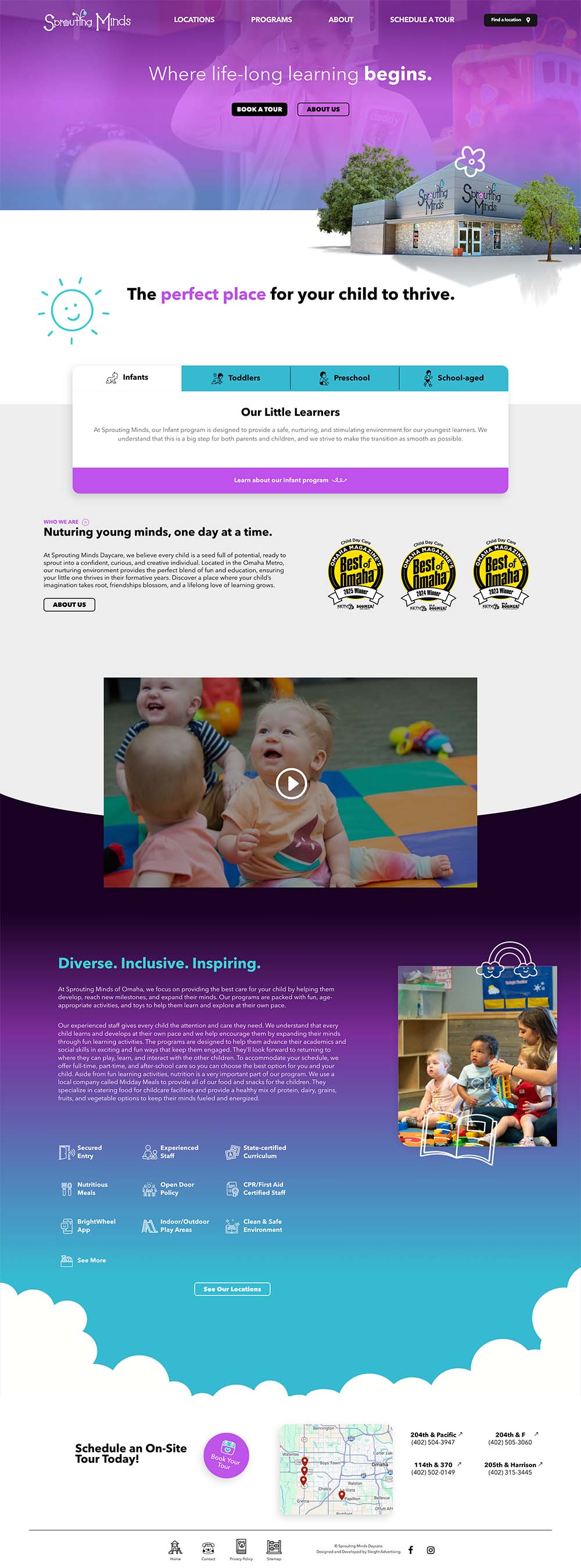 Sprouting Minds | Mobile Responsive Website