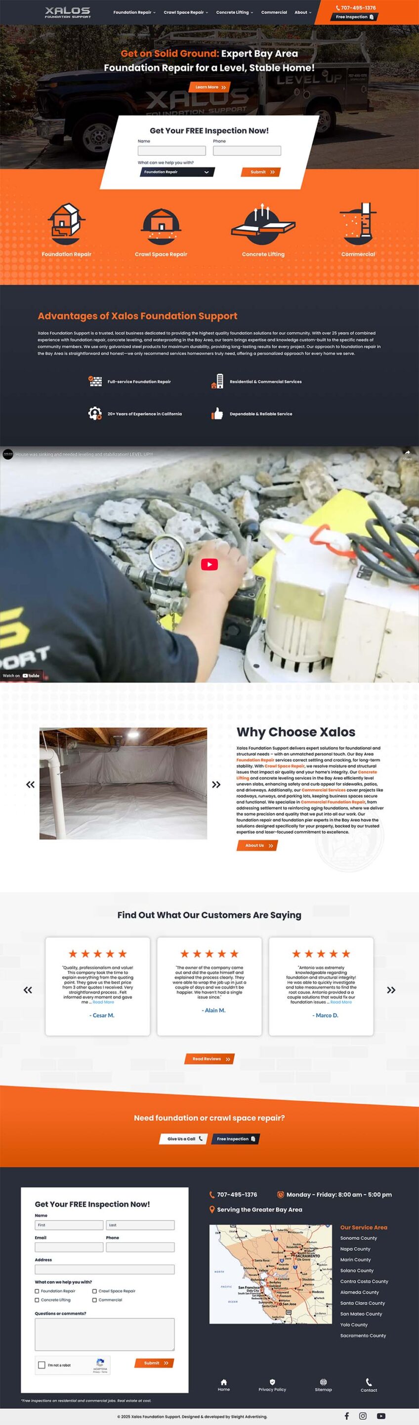 Xalos Foundation Support | Mobile Responsive Website