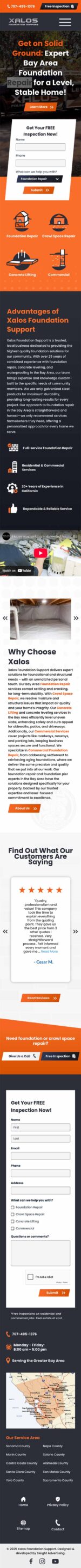 Xalos Foundation Support | Mobile Responsive Website